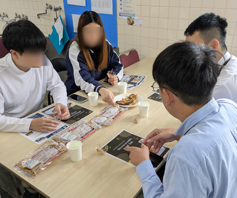 シマホッケと真ホッケの試食