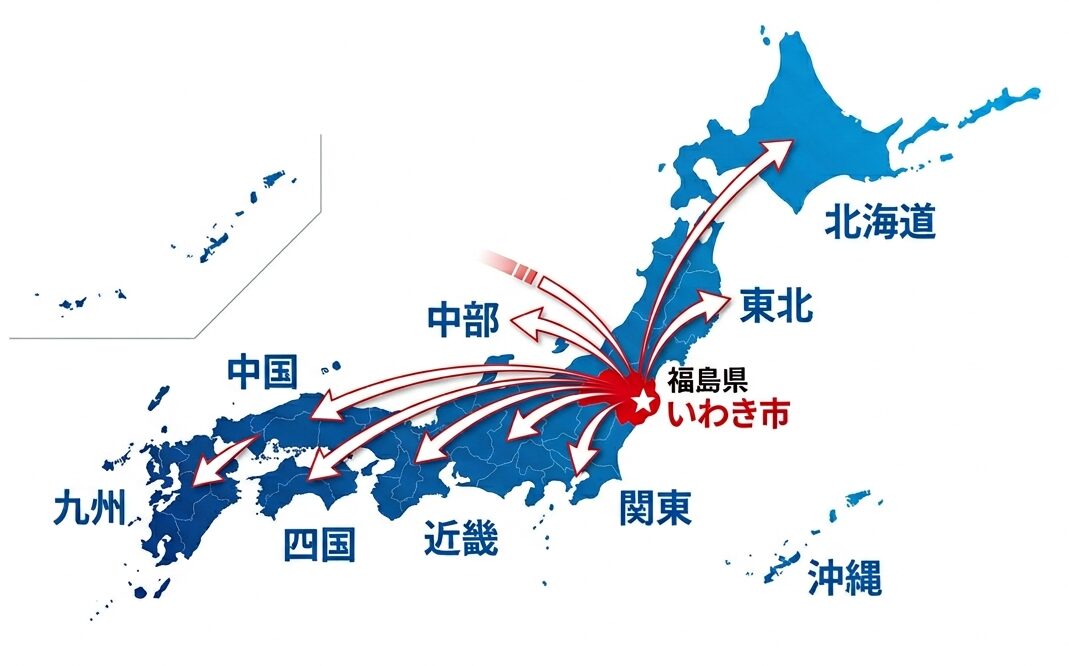 海神　配送エリア ・ロット